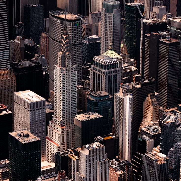 City skyline in Paris, France